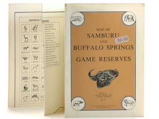 Item #506118 MAP OF SAMBURU AND BUFFALO SPRINGS GAME RESERVES with a List of Birds and Animal...