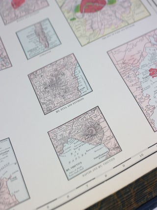 THE LIBRARY ATLAS OF THE WORLD (2 Volume Set): Volume 1: United States; Volume 2: Foreign Countries