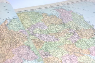 THE LIBRARY ATLAS OF THE WORLD (2 Volume Set): Volume 1: United States; Volume 2: Foreign Countries