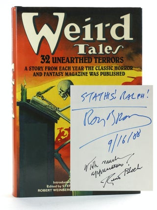 Item #507751 Weird Tales: 32 Unearthed Terrors. Ralph Sylvester, Stathis Orphanos association,...