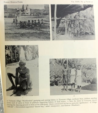 Studies in the Anthropology of Bougainville, Solomon Islands (Papers of the Peabody Museum of American Archaeology and Ethnology, Harvard University Vol. XXIX, Nos. 1-4)