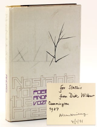 Item #509166 Nostalgia for the Present. Andrei Voznesensky, Allen Ginsberg Richard Wilbur, trans,...