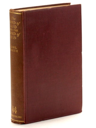 Item #510137 THE WORD OF GOD AND THE WORD OF MAN. Karl Barth, Douglas Horton trans