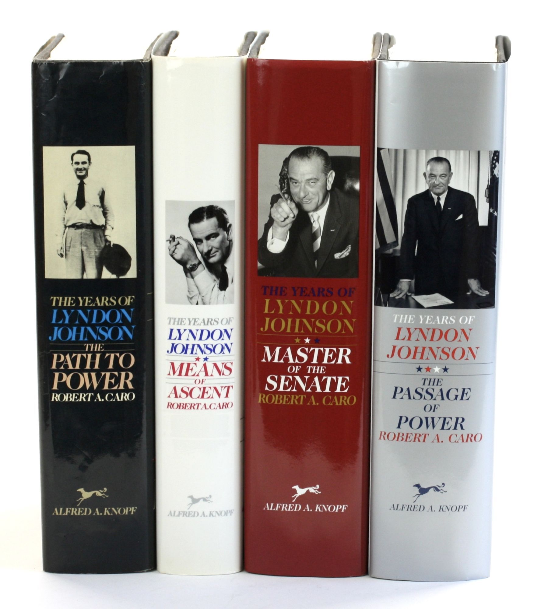 THE YEARS OF LYNDON JOHNSON 4 Volume Set : The Path to Power; Means of ...