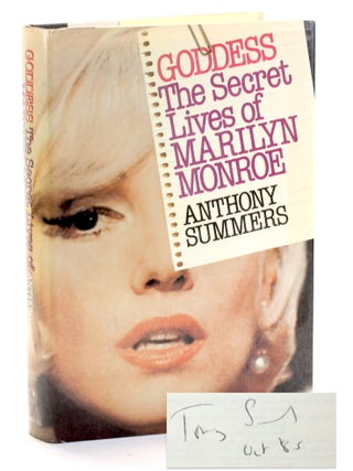 Item #510610 GODDESS: The Secret Lives of Marilyn Monroe. Anthony Summers, Marilyn Monroe