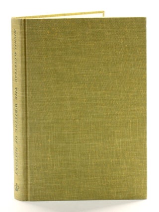 Item #510763 The Writing of History. Michel de Certeau, Tom Conley, trans