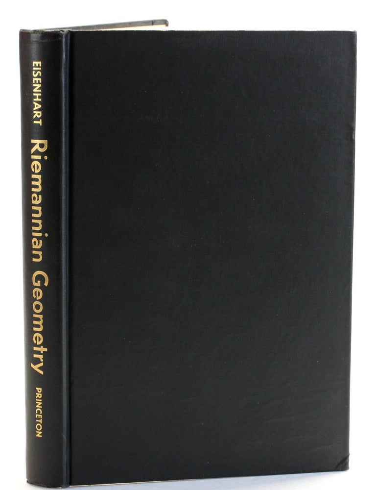 Item #510924 RIEMANNIAN GEOMETRY. Luther Pfahler Eisenhart.