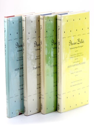 ANCIENT BALLADS Traditionally Sung in New England (4 volume set)