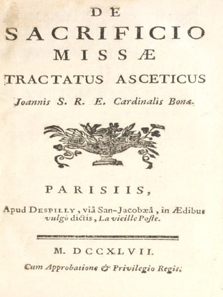 DE SACRIFICIO MISSAE: Tractatus Asceticus