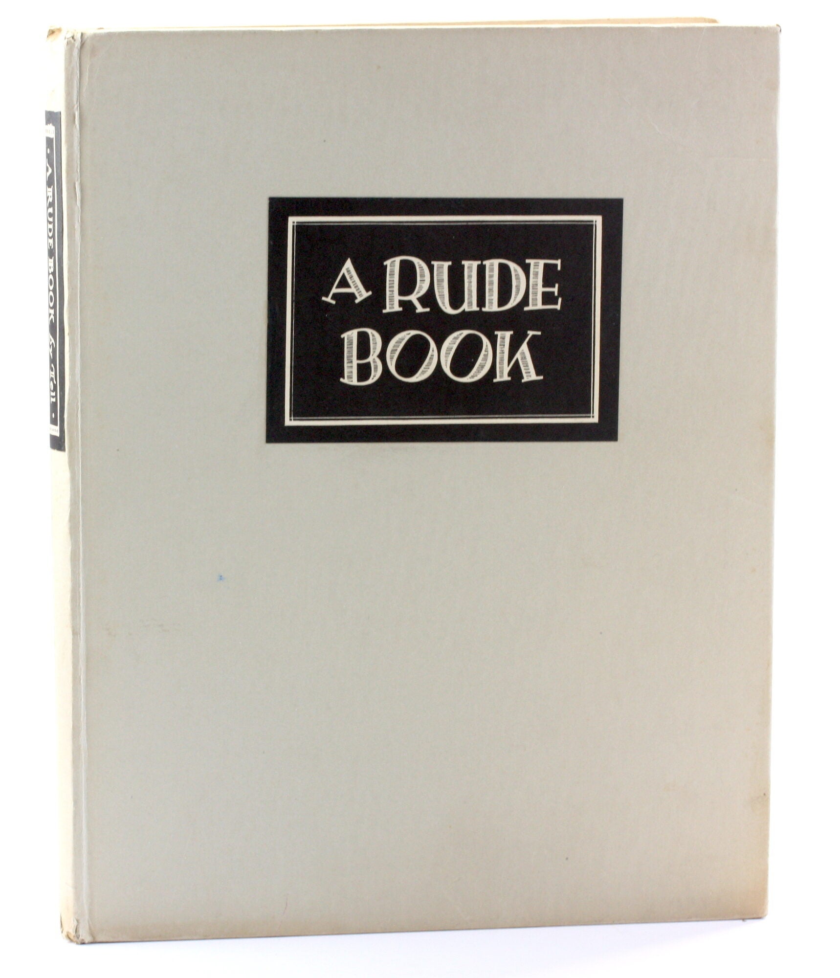 A Rude Rumps Book A RUDE BOOK | 'Tell', Max Beerbohm G. K. Chesterton, Winston Churchill ...