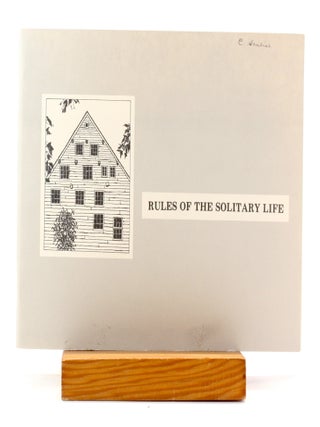 Item #511591 Some Theosophical Maxims, or, RULES OF THE SOLITARY LIFE. Conrad Beissel, Nancy L....