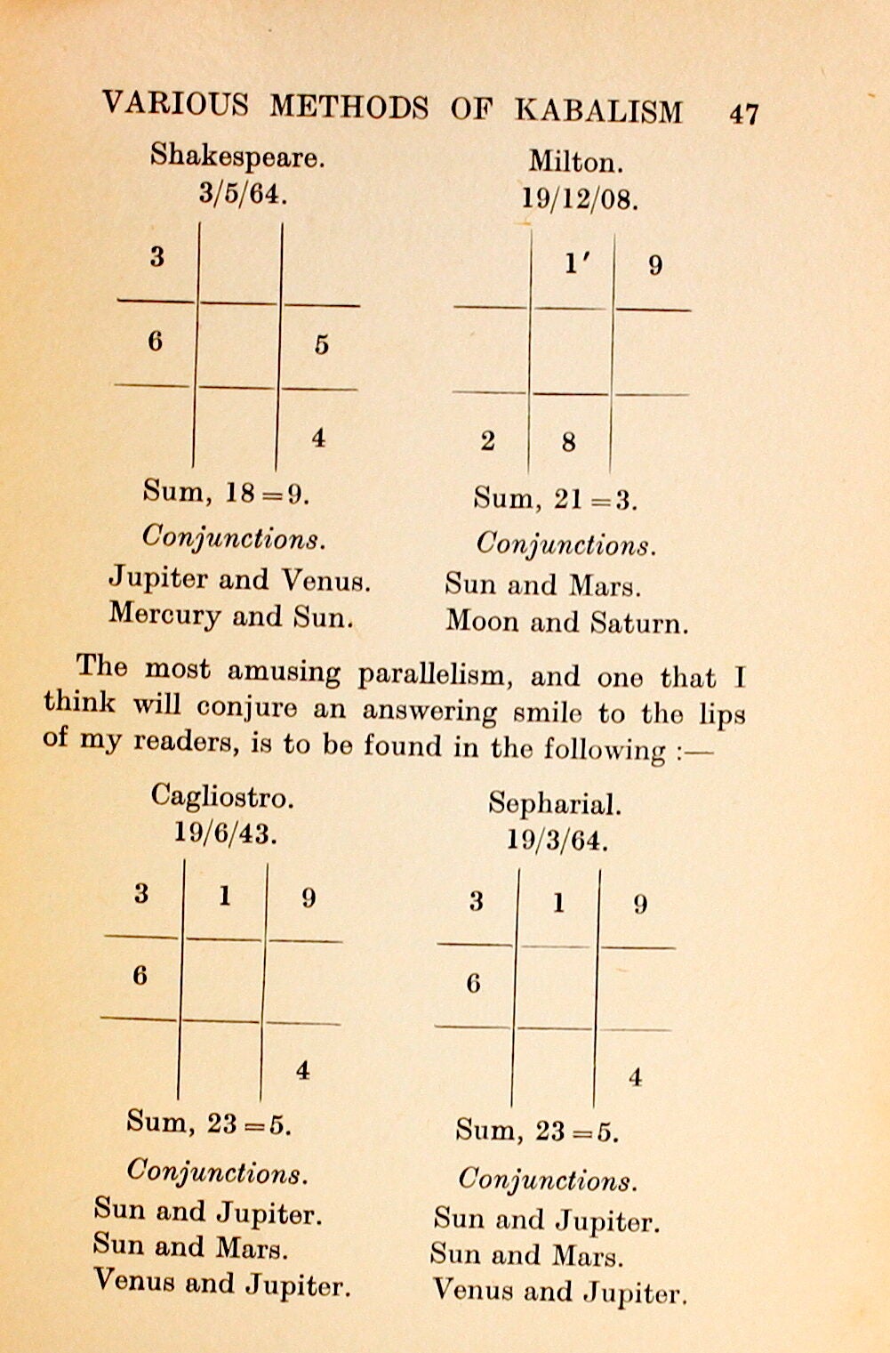 THE KABALA OF NUMBERS 2 Volume Set : A Handbook of Interpretation ...