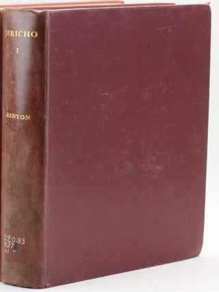 Item #512782 EXCAVATIONS AT JERICHO: Vol. 1: The Tombs Excavated in 1952-4. Kathleen M. Kenyon