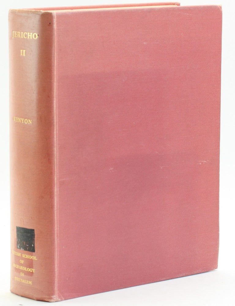 Item #512783 EXCAVATIONS AT JERICHO: Vol. 2: The Tombs Excavated in 1955-8. Kathleen M. Kenyon.