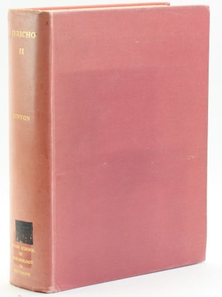Item #512783 EXCAVATIONS AT JERICHO: Vol. 2: The Tombs Excavated in 1955-8. Kathleen M. Kenyon