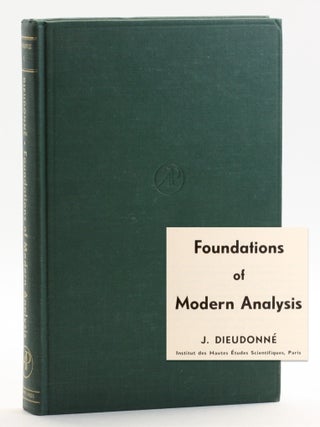 Item #512968 Foundations of Modern Analysis. J. Dieudonne