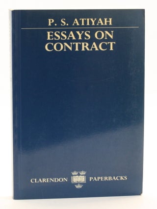Item #513302 Essays on Contract. P. S Atiyah