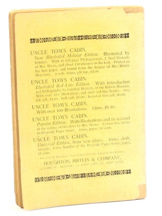 UNCLE TOM'S CABIN or Life Among the Lowly [Riverside Paper Series]