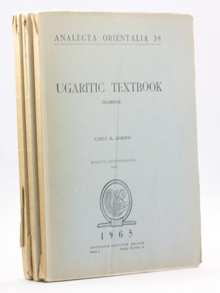 UGARITIC TEXTBOOK [3 Volume Set, With Supplement]: Grammar, Texts in Transliteration, Cuneiform...