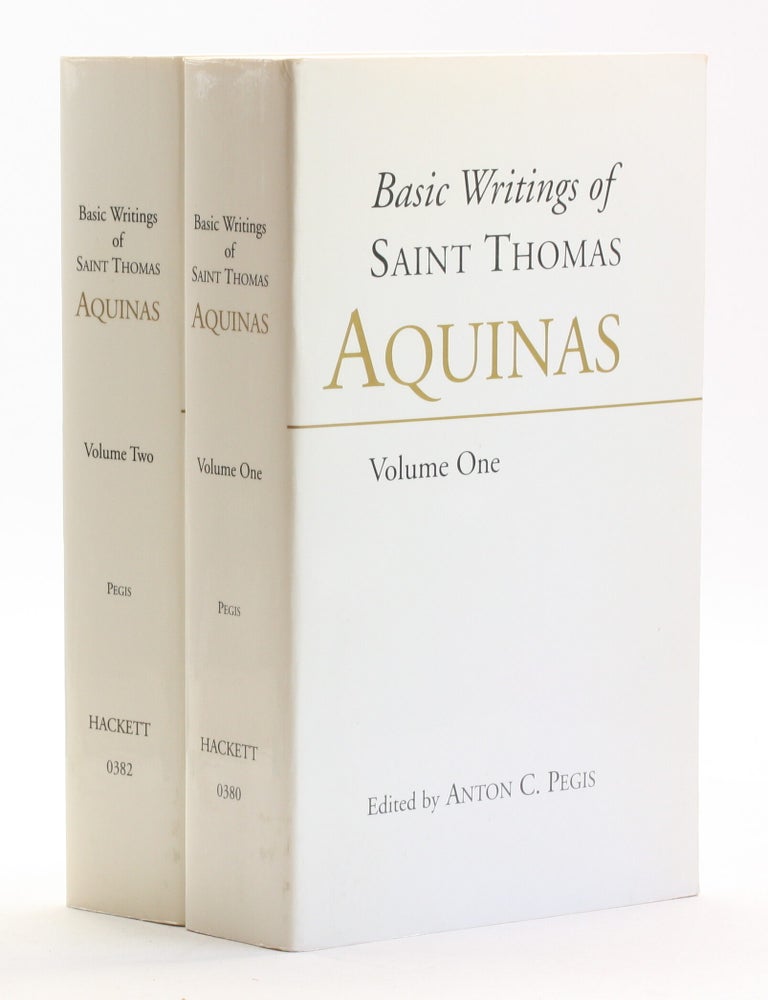 Item #513803 Basic Writings of St. Thomas Aquinas [2 Volume Set]. Saint Thomas Aquinas, Anton C. Pegis ed.
