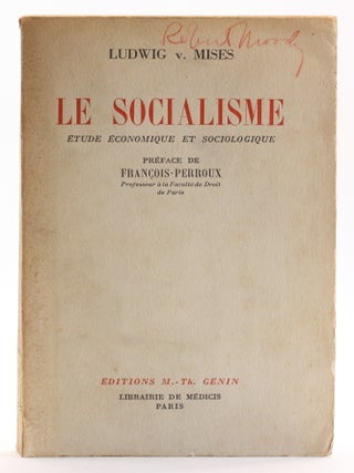 LE SOCIALISME: Etude Economique et Sociologique [Socialism