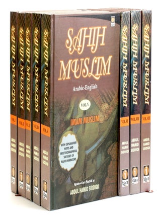 SAHIH MUSLIM: Arabic-English [8 Volume Set] Being traditions of the saying and doings of the...