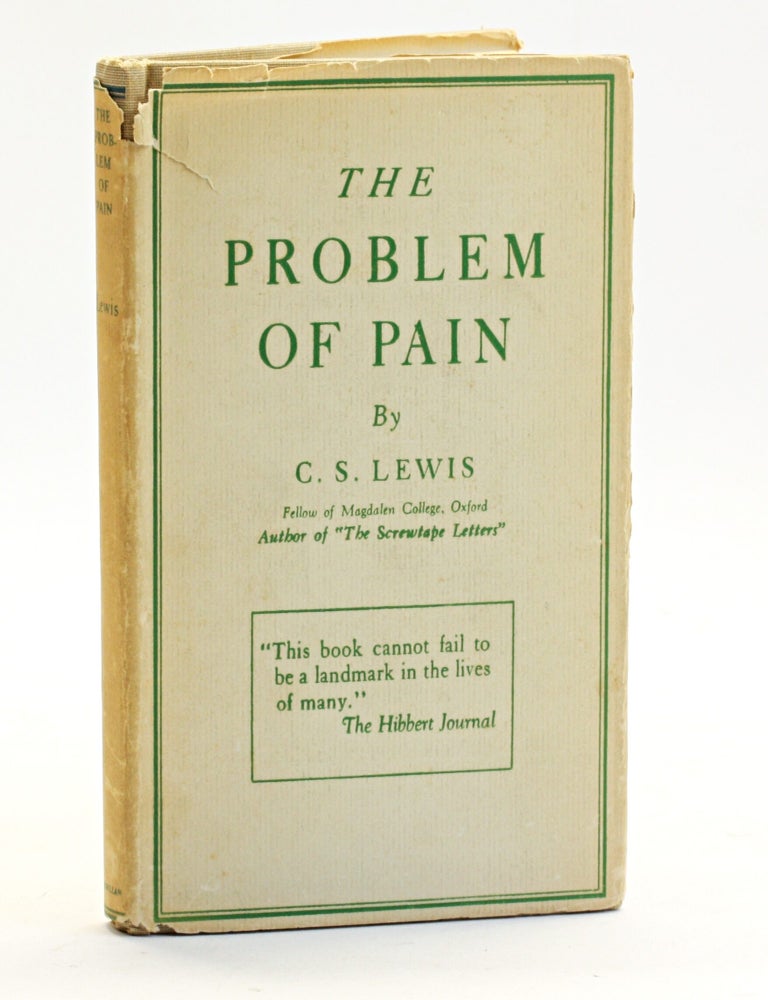 Item #514901 THE PROBLEM OF PAIN. C. S. Lewis.