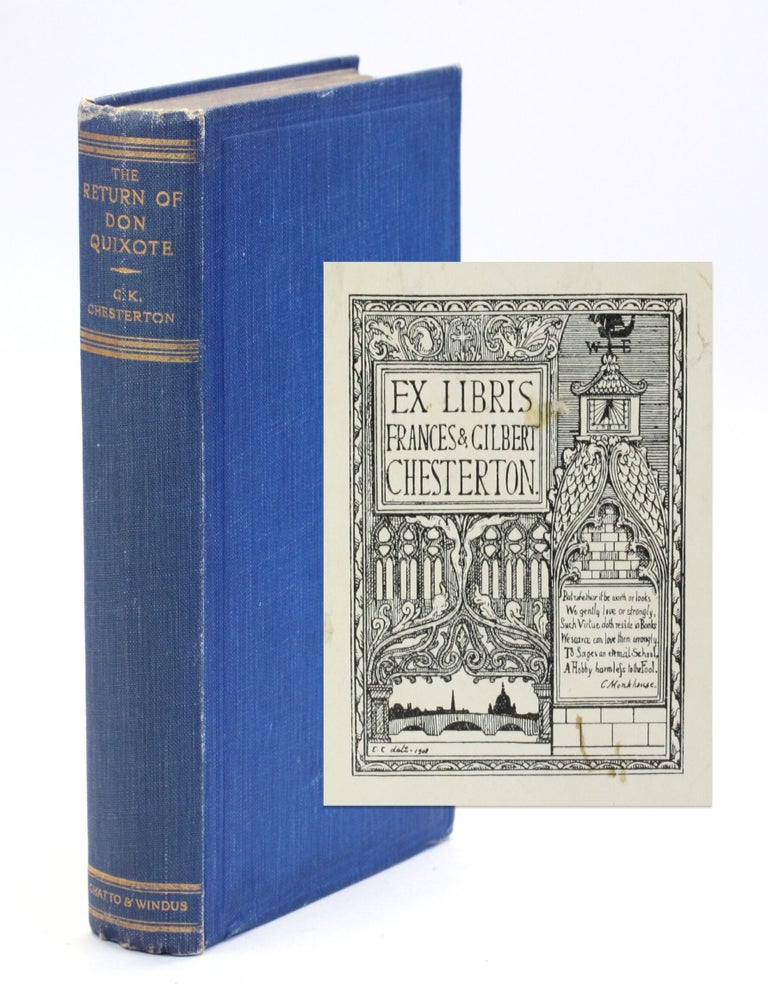 Item #514924 THE RETURN OF DON QUIXOTE. G. K. Chesterton.