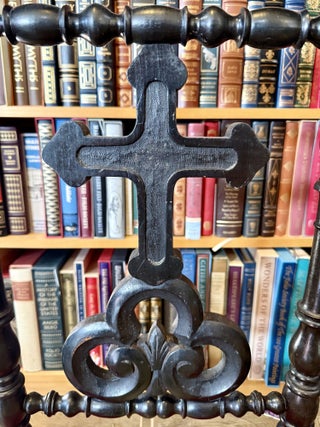 ANTIQUE GOTHIC REVIVAL PRIE-DIEU KNEELING BENCH