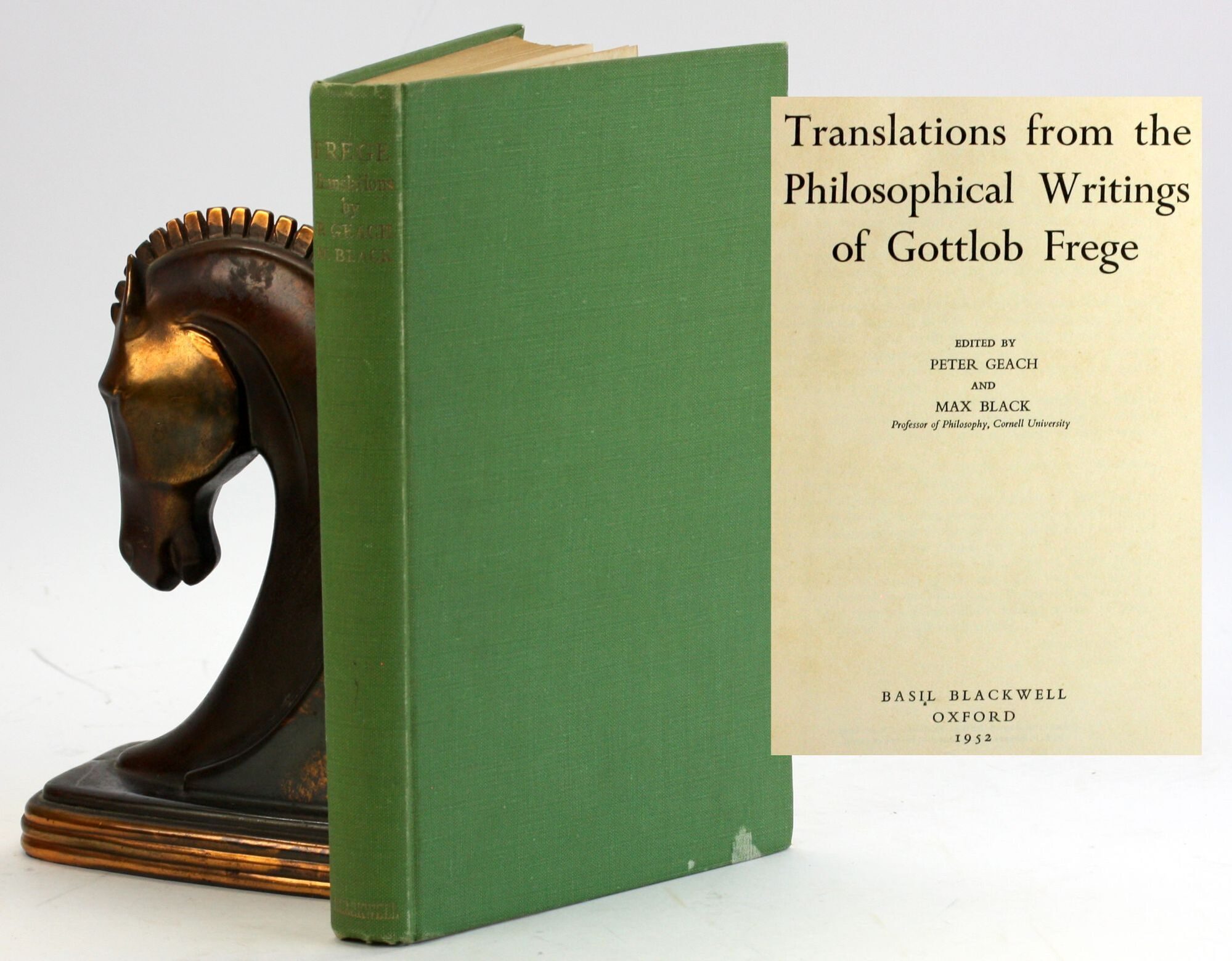 Geach Philosopher TRANSLATIONS FROM THE PHILOSOPHICAL WRITINGS OF GOTTLOB FREGE | Peter ...