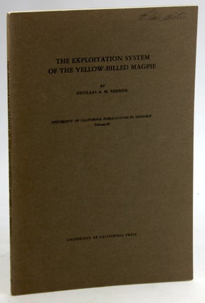 Item #5543 The exploitation system of the yellow-billed magpie, (University of California...