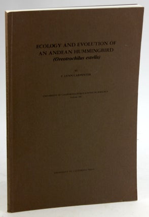 Item #5546 Ecology and evolution of an Andean hummingbird (Oreotrochilus estella) (University of...