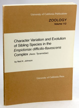 Item #5552 Character variation and evolution of sibling species in the Empidonax...