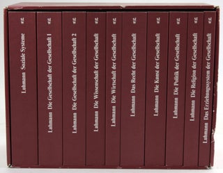 Item #6089 Suhrkamp Taschenbücher Wissenschaft, Theorie der Gesellschaft, 9 Bde. Niklas Luhmann