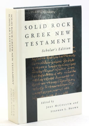 Item #6092 Solid Rock Greek New Testament, Scholar's Edition (Ancient Greek Edition