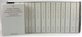 Item #6102 Sämtliche Werke. Kritische Studienausgabe in 15 Bänden. Herausgegeben von G. Colli...