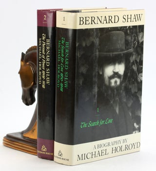 Item #6696 BERNARD SHAW (2 vols.); The Search for Love (vol. 1); The Pursuit of Power (vol. 2)....