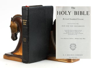 BLACK PERSIAN GOATSKIN] HOLY BIBLE: Revised Standard Version