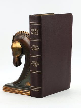 Item #7351 [Burgundy Genuine Leather] ESV Classic Reference Bible. English Standard Version