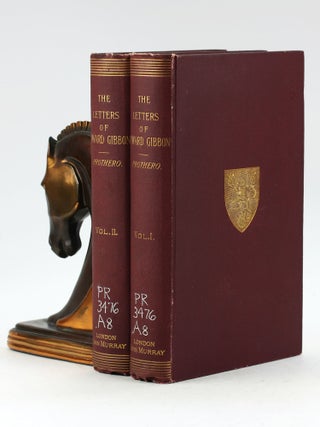 Item #7594 PRIVATE LETTERS OF EDWARD GIBBON (1753-1794). Edward Gibbon, Rowland E. Prothero ed
