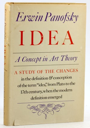 Item #7642 IDEA: A Concept in Art Theory. Erwin Panofsky, Joseph J. S. Peake trans