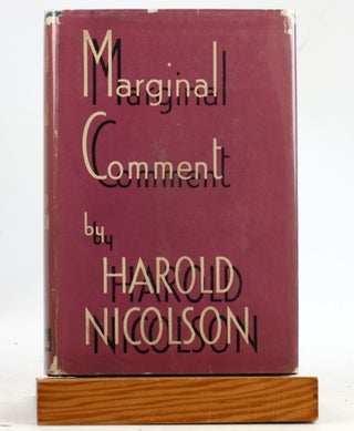 Item #7644 MARGINAL COMMENT: January 6 - August 4, 1939. Harold Nicolson