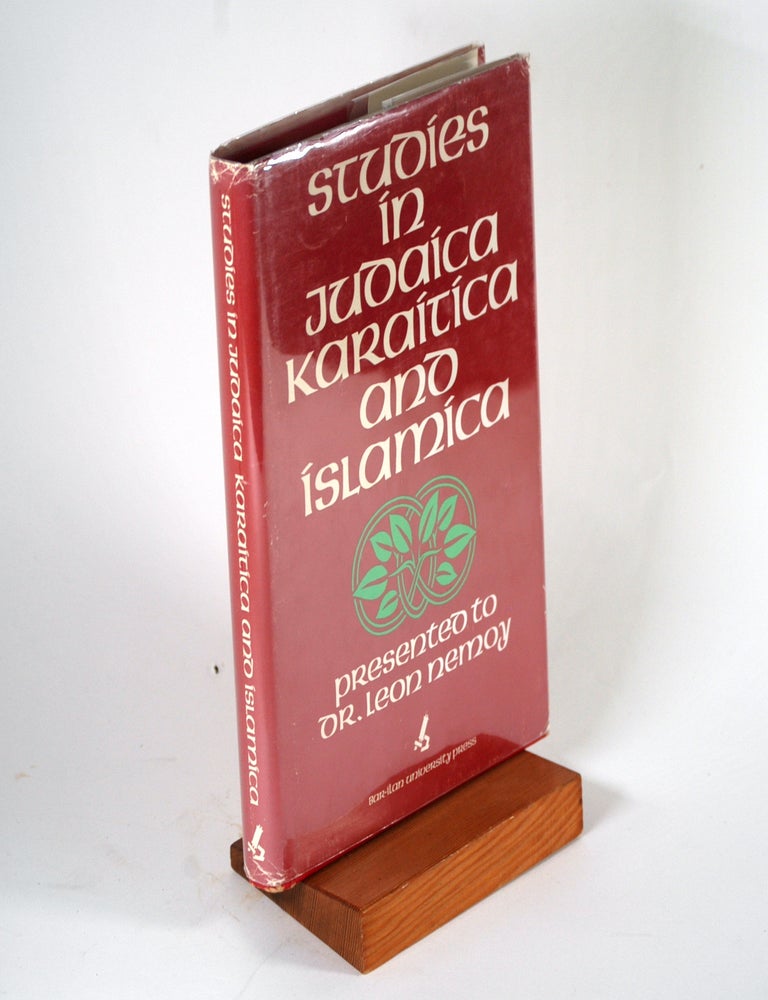 Item #799 Studies in Judaica, Karaitica, and Islamica. Sheldon R. Brunswick, Nemoy Leon, Wiener Theodore.