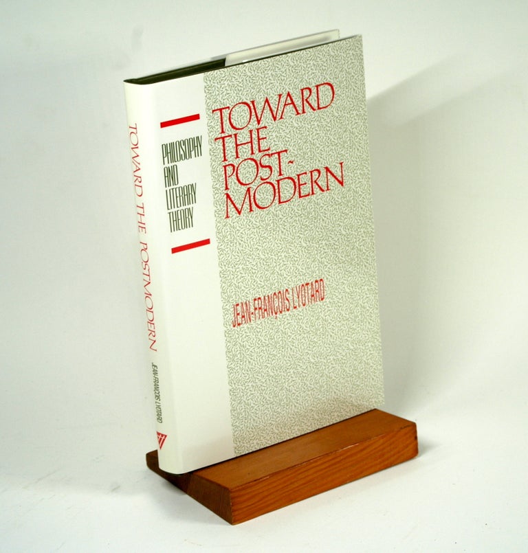 Item #976 Toward the Postmodern (Philosophy and Literary Theory). Jean-Francois Lyotard.